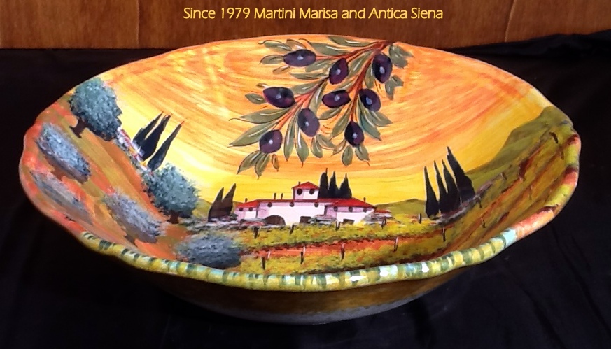 Ciotola di Ceramica Antica Siena